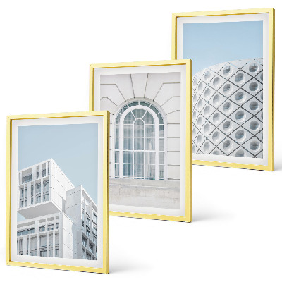 Sada nástenných dekorácií Geometria modernej architektúry