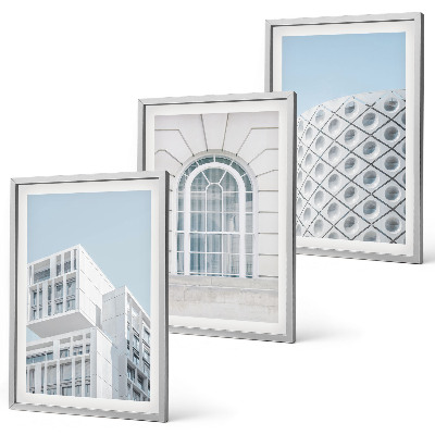 Sada nástenných dekorácií Geometria modernej architektúry