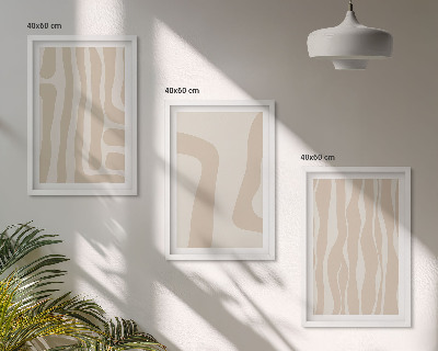 Nástenná galéria Abstraktné vzory v boho štýle