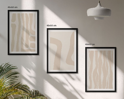 Nástenná galéria Abstraktné vzory v boho štýle