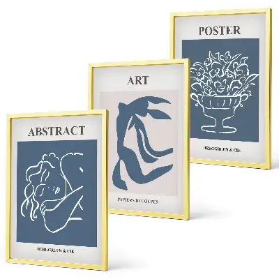 Nástenná galéria štýlové abstraktné vzory v štýle Matisse