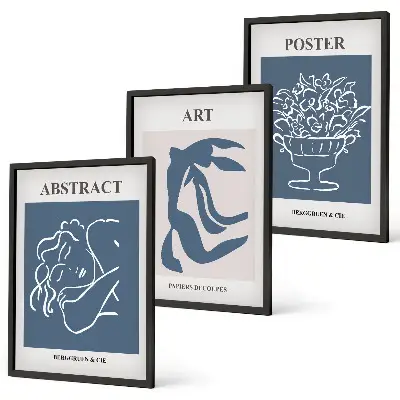 Nástenná galéria štýlové abstraktné vzory v štýle Matisse