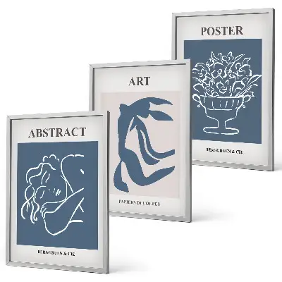 Nástenná galéria štýlové abstraktné vzory v štýle Matisse