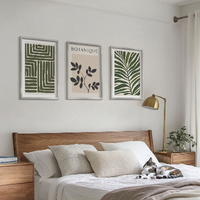 Nástenná galéria Botanický boho minimalizmus