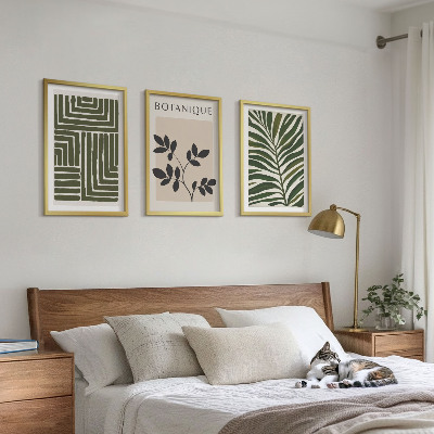 Nástenná galéria Botanický boho minimalizmus