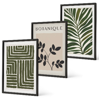 Nástenná galéria Botanický boho minimalizmus