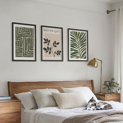 Nástenná galéria Botanický boho minimalizmus