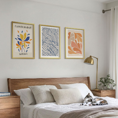 Nástenná galéria Moderné abstraktné kvety