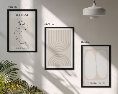 Sada nástenných dekorácií Štýlové minimalistické línie