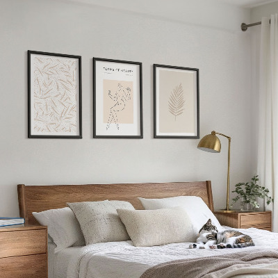 Sada nástenných dekorácií Minimalistické botanické motívy