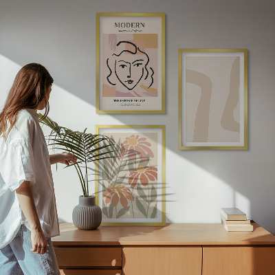Nástenná galéria Moderná abstraktná žena