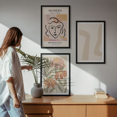 Nástenná galéria Moderná abstraktná žena