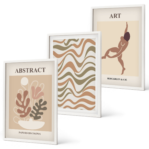 Nástenná galéria Matisse boho abstraktné vzory
