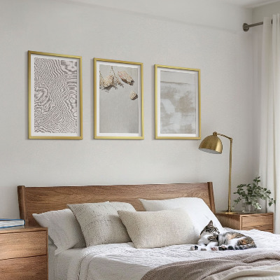 Nástenná galéria pieskové kamene boho textúra