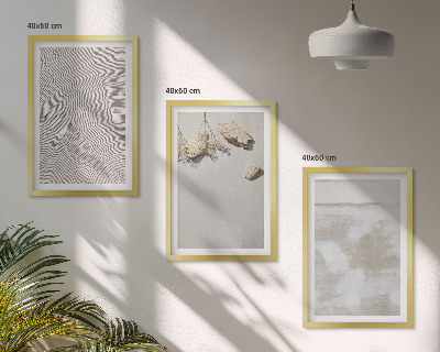 Nástenná galéria pieskové kamene boho textúra