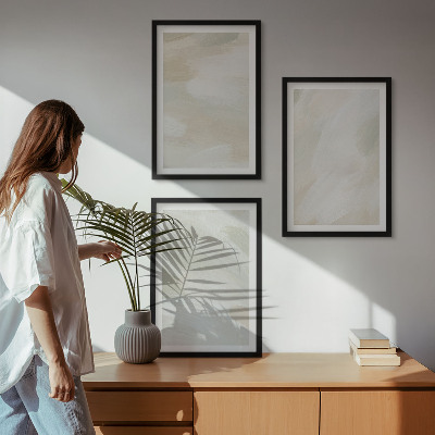 Sada nástenných dekorácií Jasné farby abstraktné boho