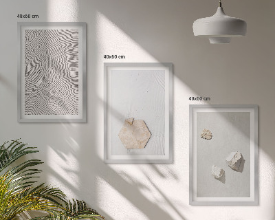 Nástenná galéria Ľahké boho pieskové textúry