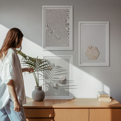 Nástenná galéria Ľahké boho pieskové textúry