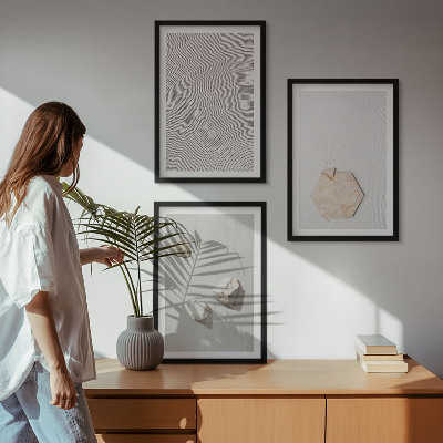 Nástenná galéria Ľahké boho pieskové textúry