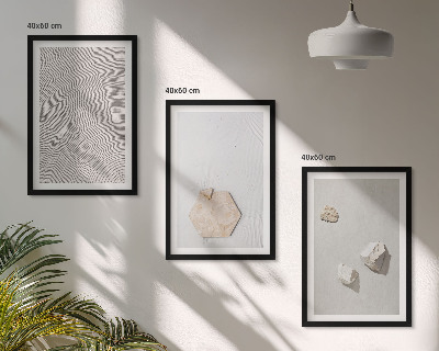 Nástenná galéria Ľahké boho pieskové textúry