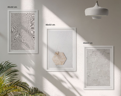 Sada nástenných dekorácií Ľahké boho pieskové textúry