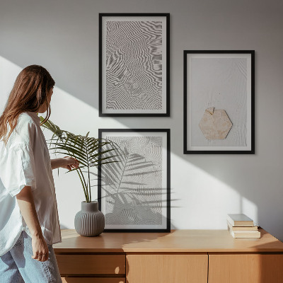 Sada nástenných dekorácií Ľahké boho pieskové textúry