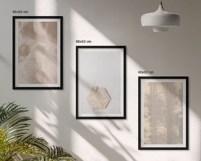 Sada nástenných dekorácií Jemné textúry boho nature