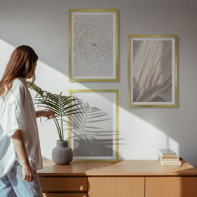 Nástenná galéria Prírodné boho textúry