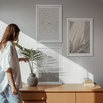Nástenná galéria Prírodné boho textúry