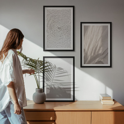 Nástenná galéria Prírodné boho textúry