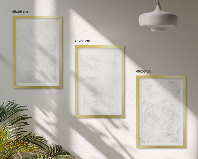 Sada nástenných dekorácií Minimalistické pozadie s bielymi škvrnami