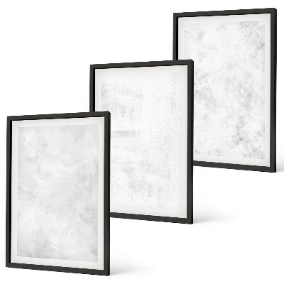 Sada nástenných dekorácií Minimalistické pozadie s bielymi škvrnami