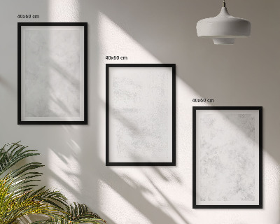 Sada nástenných dekorácií Minimalistické pozadie s bielymi škvrnami