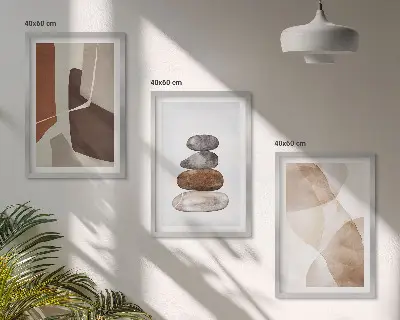 Moderná abstraktná maľba sada nástenných dekorácií