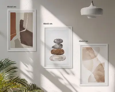 Moderná abstraktná maľba sada nástenných dekorácií