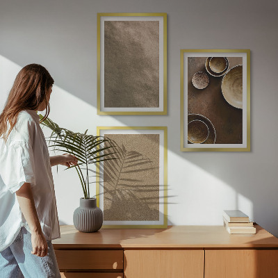Nástenná galéria Minimalistické kamenné stavby