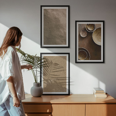 Nástenná galéria Minimalistické kamenné stavby