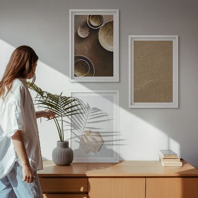Nástenná galéria Minimalistické textúry a farby