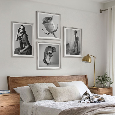 Zarámovaný set obrazov Štýlové portréty elegantných žien
