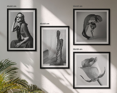 Zarámovaný set obrazov Štýlové portréty elegantných žien