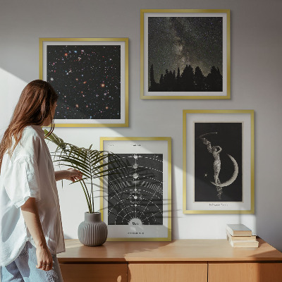 Dekoratívna sada obrazov Galaxia slnečnej sústavy