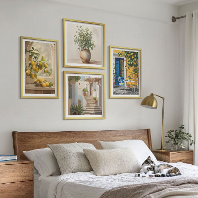 Dekoratívna sada obrazov Architektúra mesta Lemons