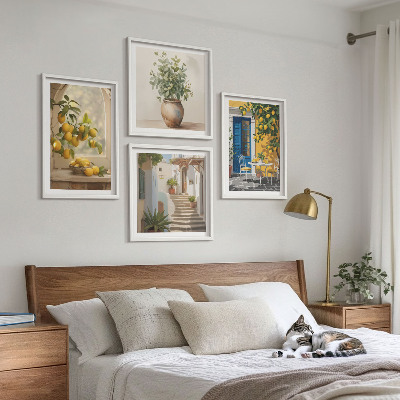 Dekoratívna sada obrazov Architektúra mesta Lemons