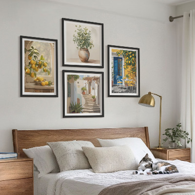 Dekoratívna sada obrazov Architektúra mesta Lemons