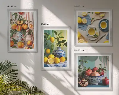 Dekoratívna sada obrazov štýlové postavy v štýle Matisse