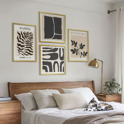 Zarámovaný set obrazov Minimalistické rastlinné plagáty