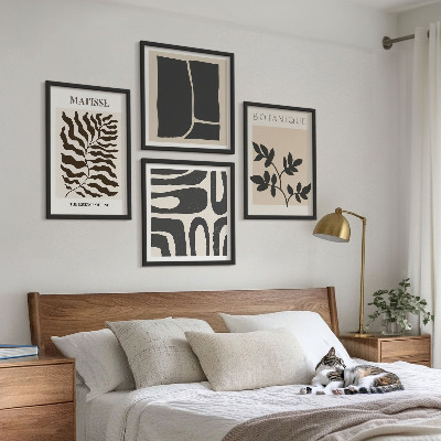 Zarámovaný set obrazov Minimalistické rastlinné plagáty