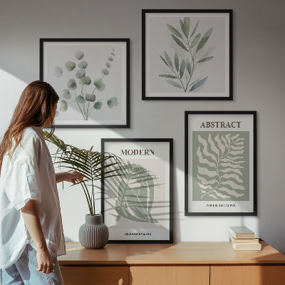 Dekoratívna sada obrazov Boho rastliny od Matisse