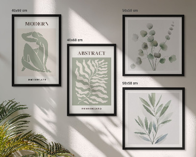 Dekoratívna sada obrazov Boho rastliny od Matisse