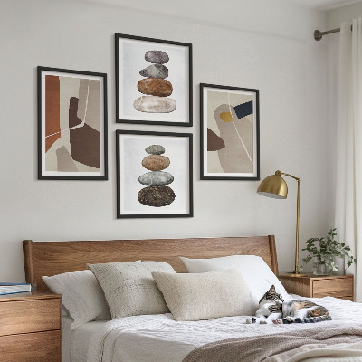 Dekoratívna sada obrazov Abstraktné bohémske tvary